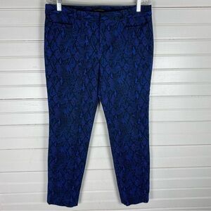 Banana Republic Sloan Snake Pa Blue Pants Size 10L